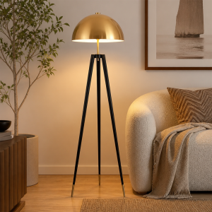 Scandinavian Tripod Mushroom Floor Lamp